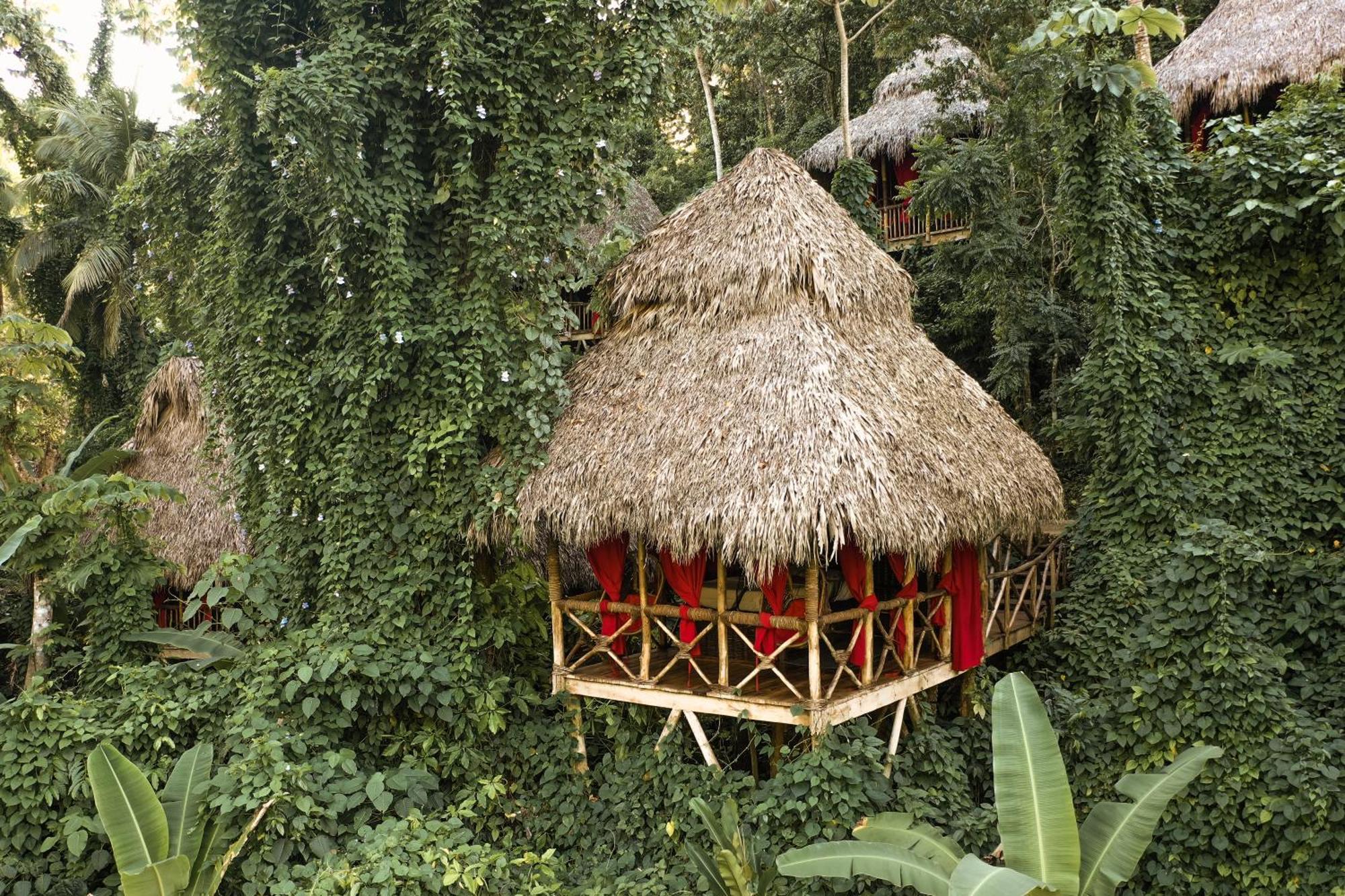 Dominican Tree House Village El Valle Exterior photo